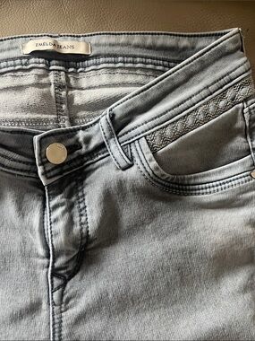 Women's Light Gray Slim Jeans
